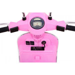 Elektrická motorka Vespa - ružová